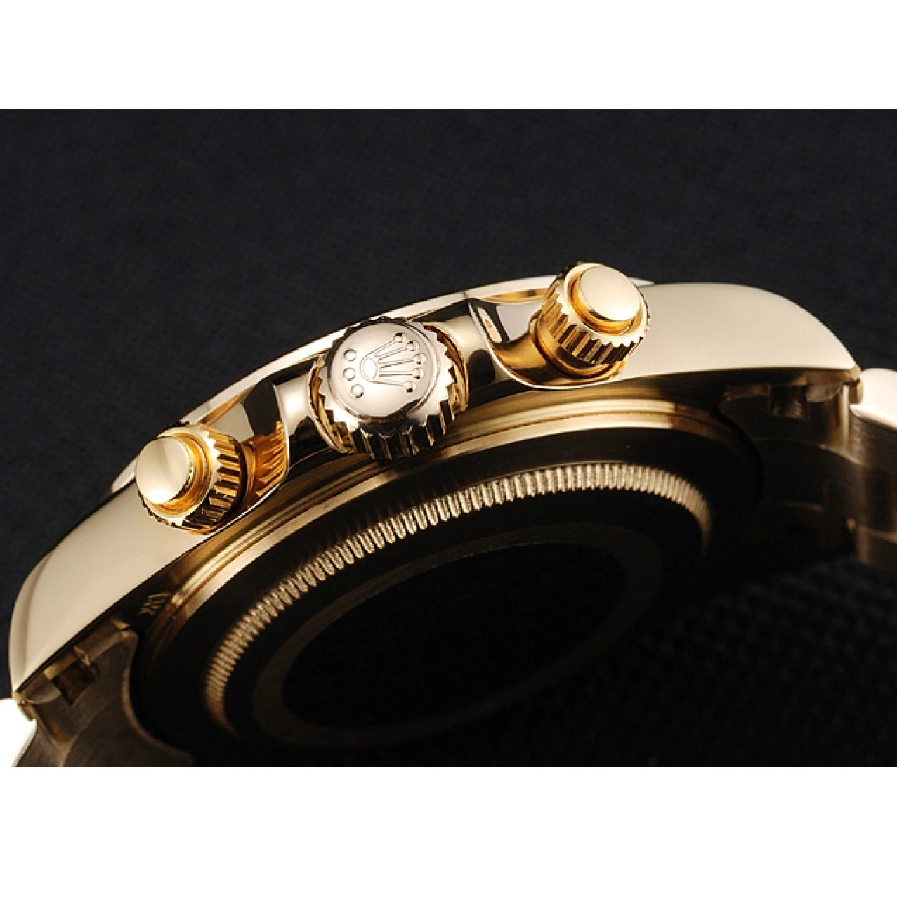 Rolex aaa copy And Bracelet Dial Rolex 1454244 Case Cosmograph Daytona Gold Green 0817
